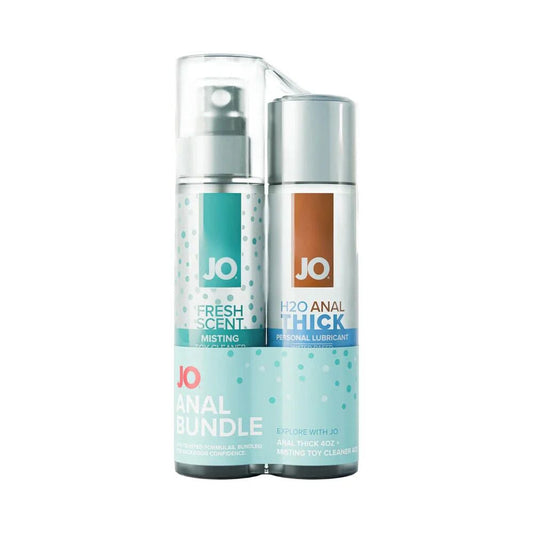 Комплект JO Anal Bundle - Anal Thick + Misting Toy Cleaner