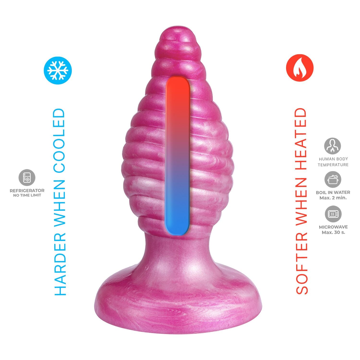 Анальная пробка SilexD Fantasy - Cherry Plug - превью 3
