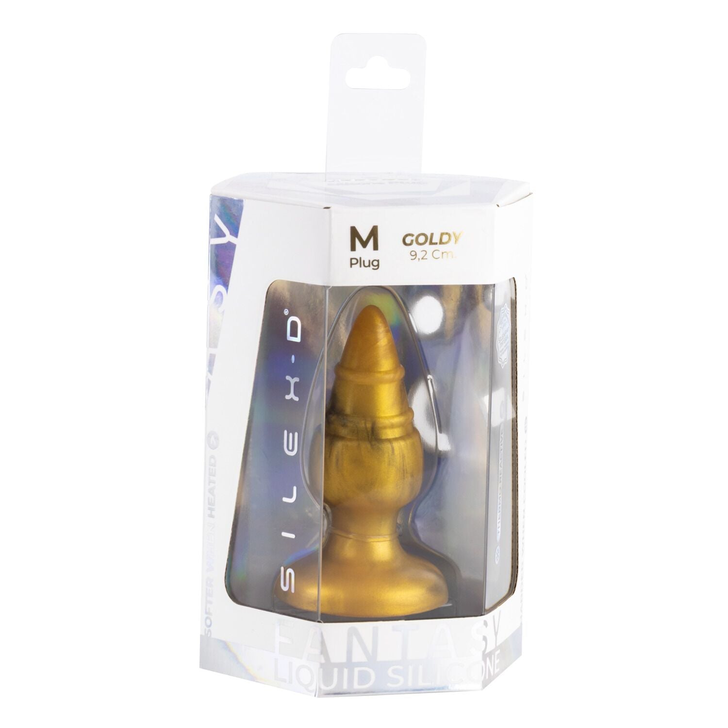 Анальная пробка SilexD Fantasy - Goldy Plug - превью 5