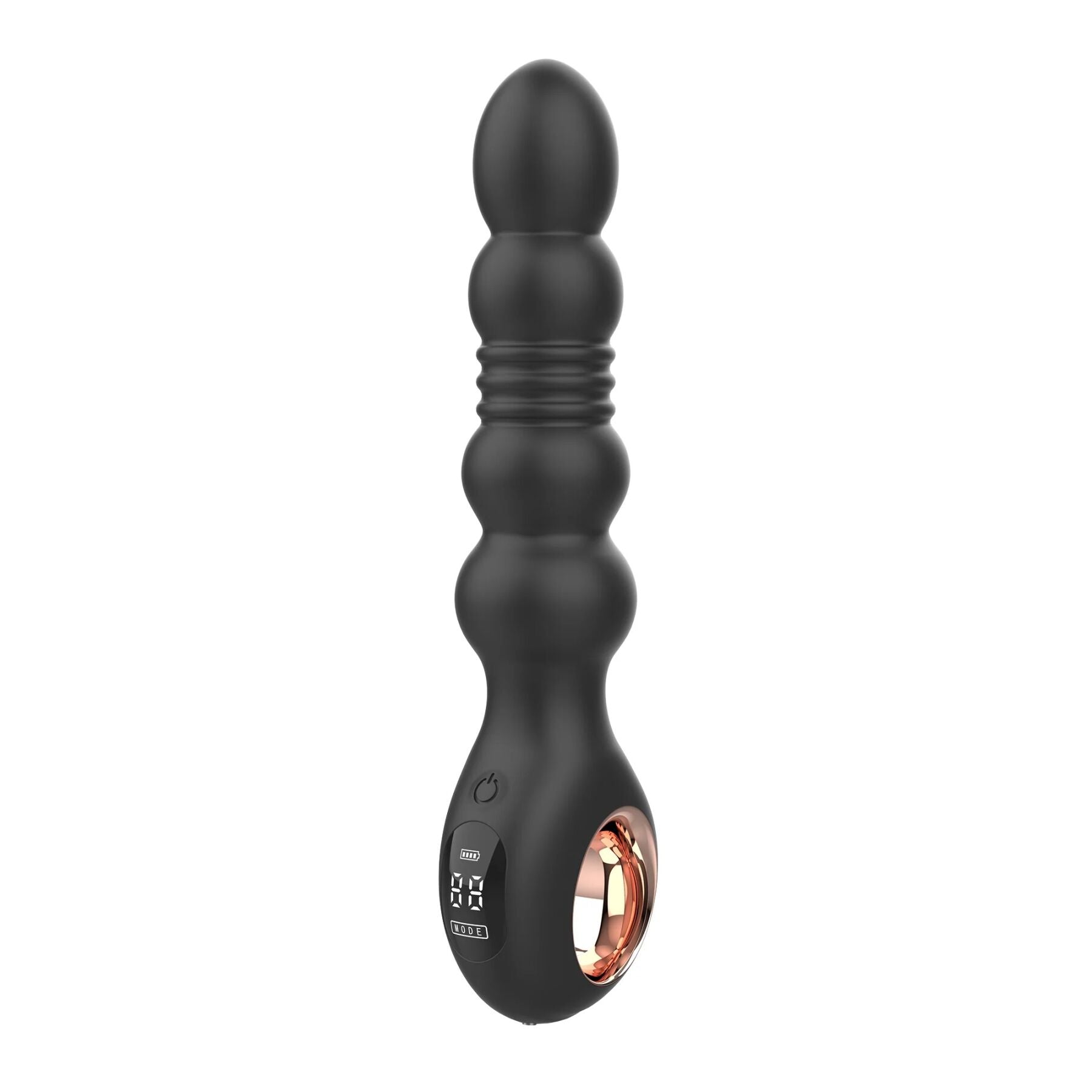 Анальный вибратор с пульсацией Loviss Thor Thrusting Anal Plug - превью 5