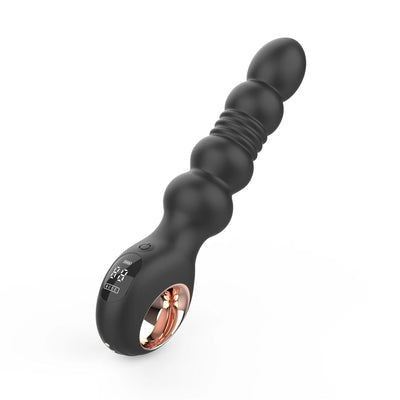 Анальный вибратор с пульсацией Loviss Thor Thrusting Anal Plug - фото 1