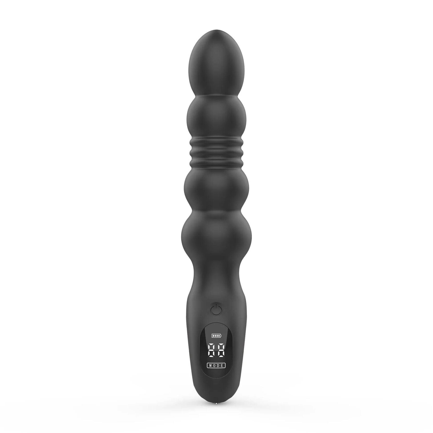 Анальный вибратор с пульсацией Loviss Thor Thrusting Anal Plug - превью 2