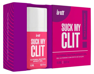 Смоктайзер для клитора Intt Suck My Clit Wild Strawberry, клубника - фото 3