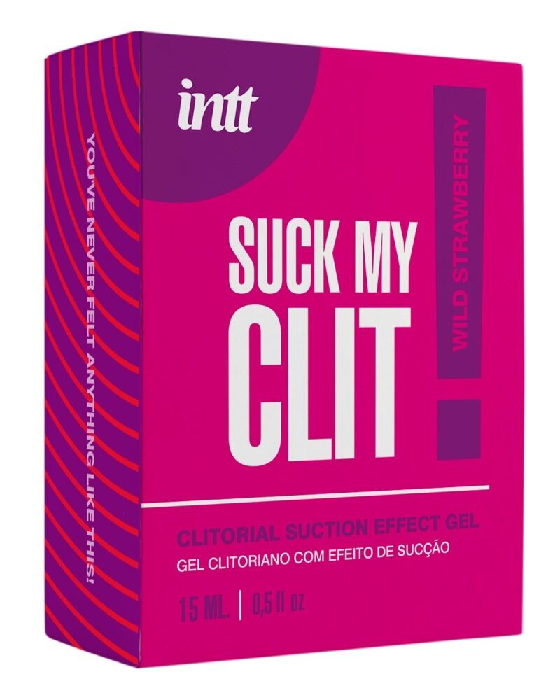 Смоктайзер для клитора Intt Suck My Clit Wild Strawberry, клубника - превью 4