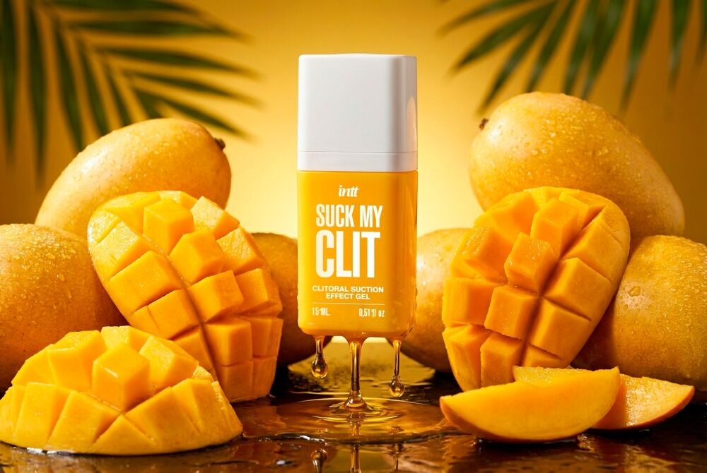 Смоктайзер для клитора Intt Suck My Clit Tropical Mango, манго - превью 8