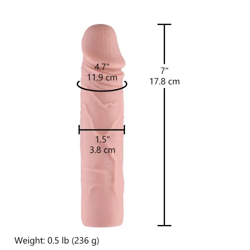 Силиконовый дилдо для секс-машин Hismith Silicone Dildo, система KlicLok - превью 4