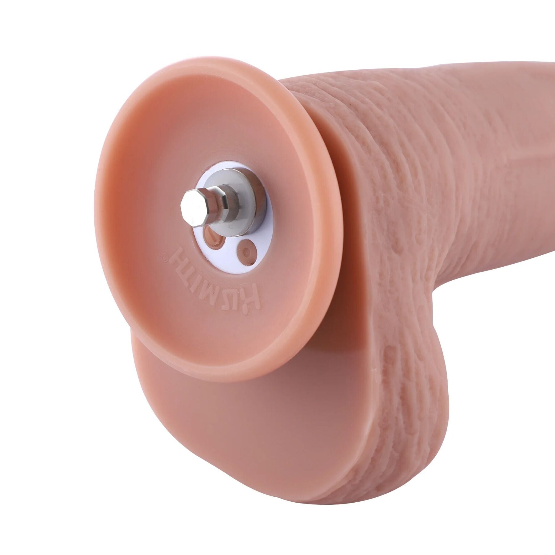 Фаллоимитатор с вибрацией для секс-машин Hismith Silicone Dildo with Vibe, KlicLok, пульт ДУ - превью 11