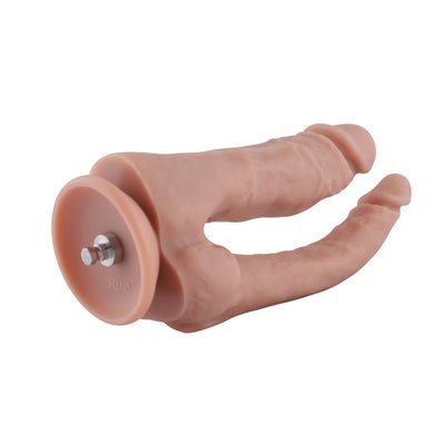 Двойной фаллоимитатор для секс-машин Hismith Double Penetrator, KlicLok и присоска - фото 19