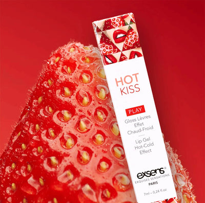 Стимулювальний блиск для губ EXSENS Strawberry Hot Kiss - фото 4