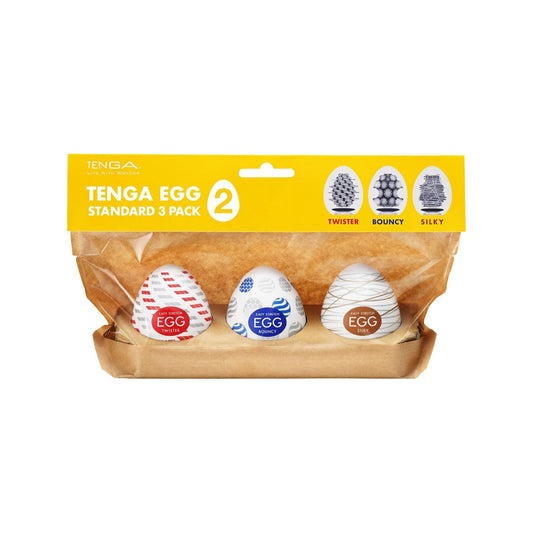 Набір мастурбаторів-яєць Tenga Egg Standard 3 Pack 2