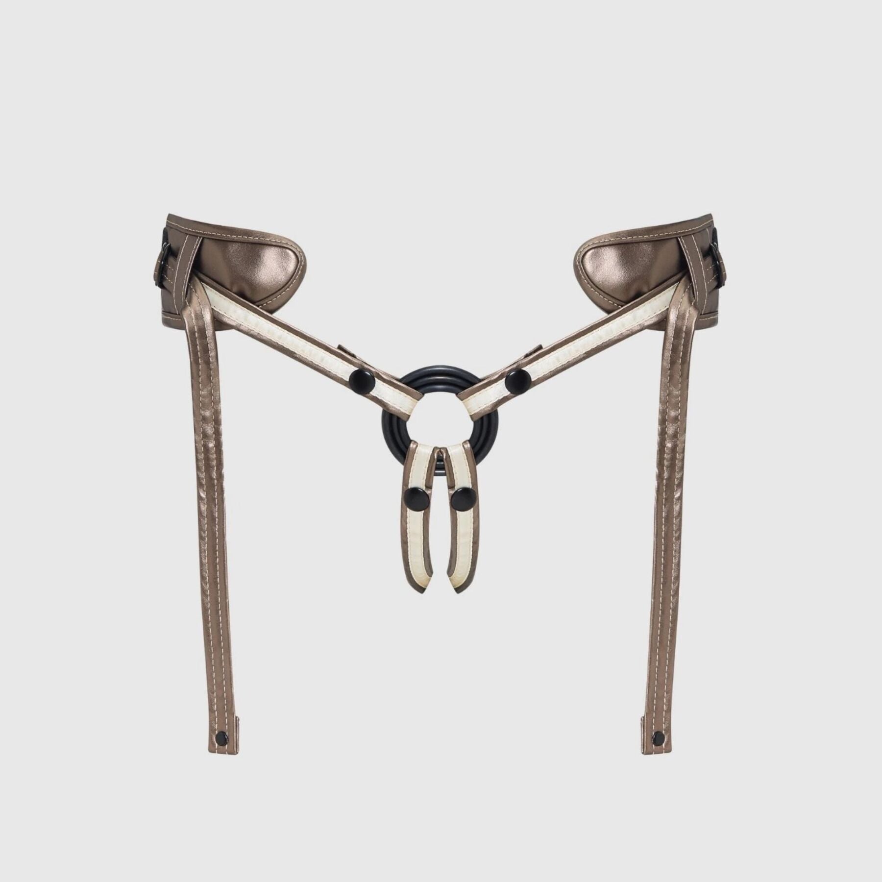 Трусики для страпону Strap-On-Me Leatherette Harness DESIROUS - NEW DESIGN - превʼю 2