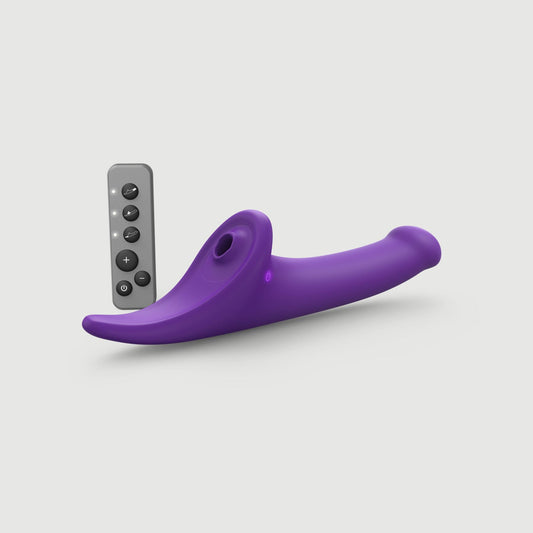 Вібронасадка для страпону з кліторальною стимуляцією Strap-On-Me Multi Orgasm Dildo