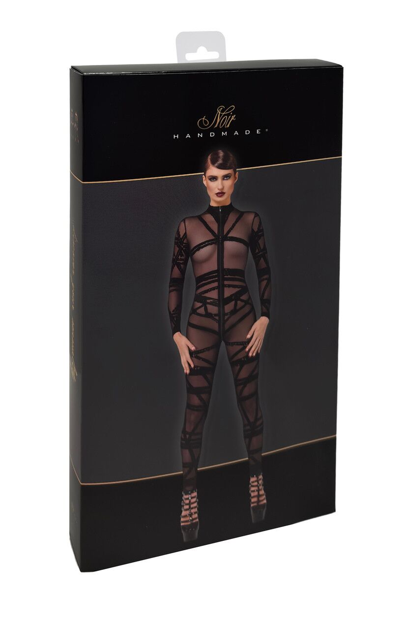 Комбінезон Noir Handmade F357 Bondesque Catsuit - превʼю 29