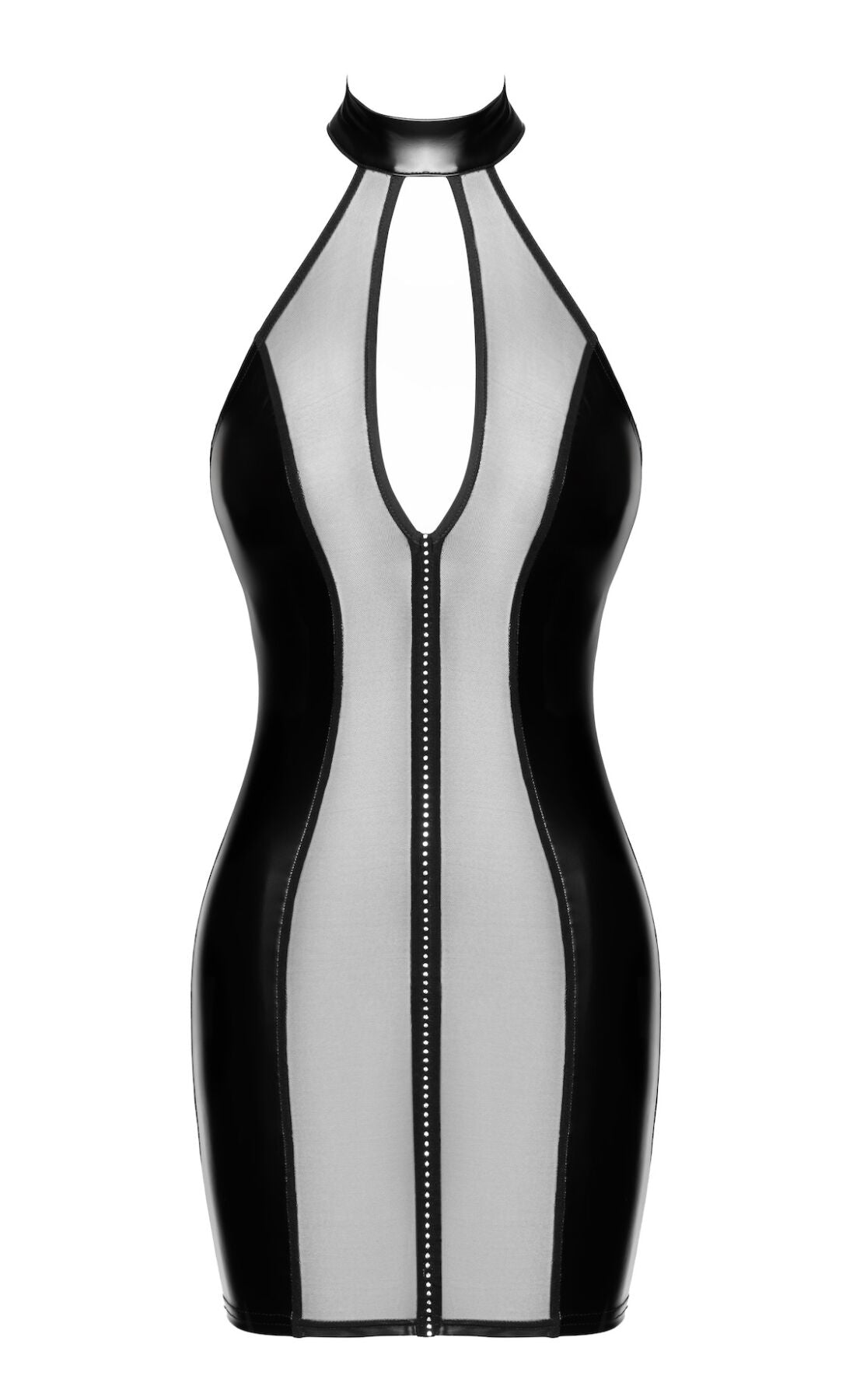 Сукня Noir Handmade F370 Luxuria Crystal Sheer Mini Dress - превʼю 24