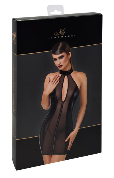 Сукня Noir Handmade F370 Luxuria Crystal Sheer Mini Dress - фото 35
