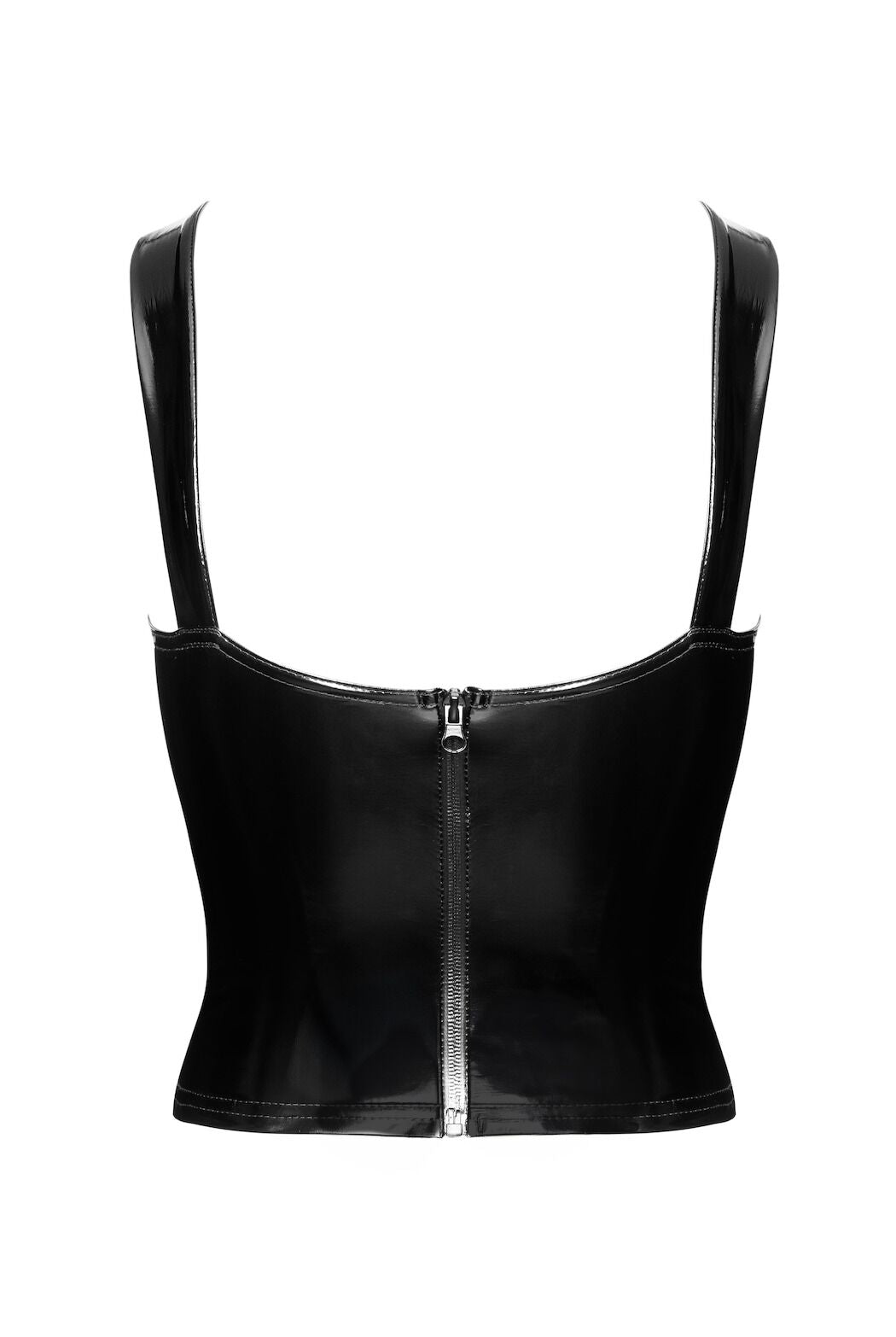 Корсет Noir Handmade F379 Dominae Frontbind PVC Corset Top S - превью 16