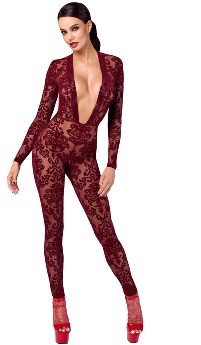 Бодистокинг Noir Handmade F382 Kink Royal Catsuit S - фото 28