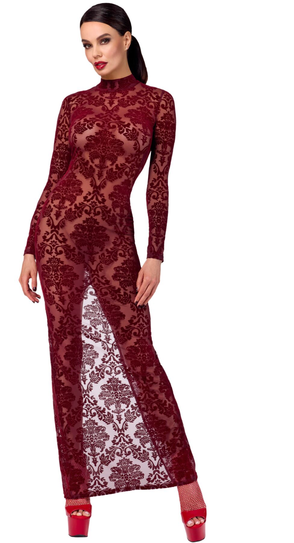 Сукня Noir Handmade F383 Kink Royal gown/long dress - превʼю 37
