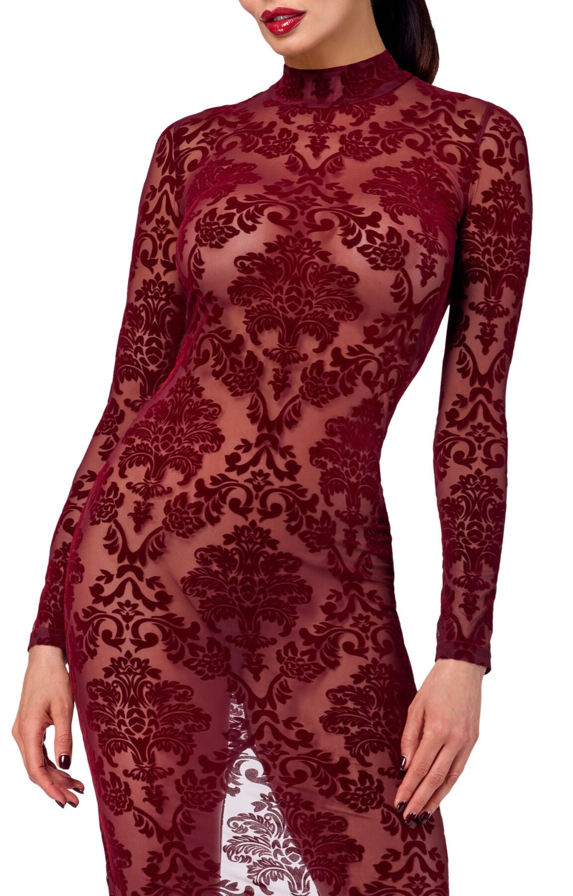 Сукня Noir Handmade F383 Kink Royal gown/long dress - превʼю 13