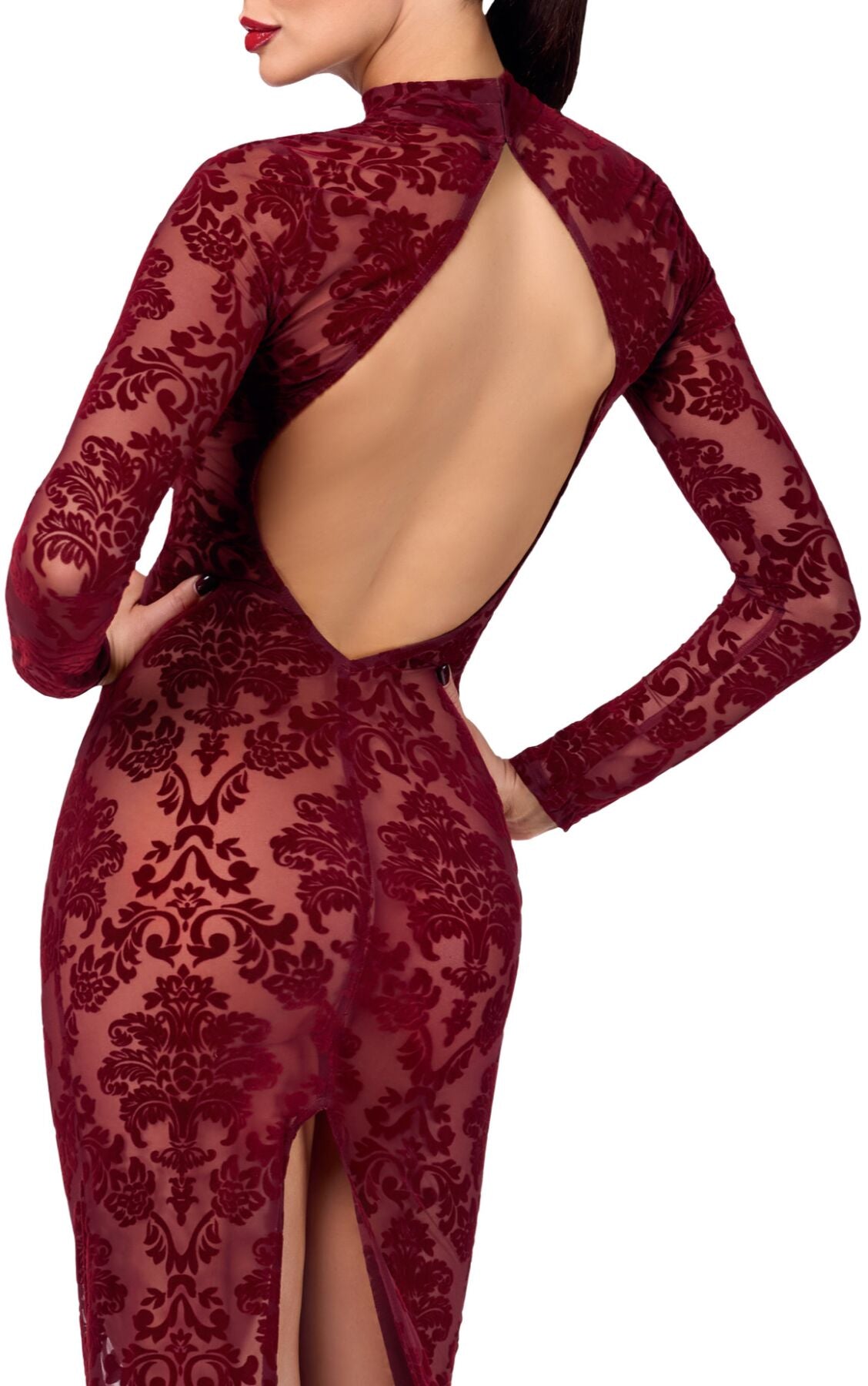Сукня Noir Handmade F383 Kink Royal gown/long dress - превʼю 23