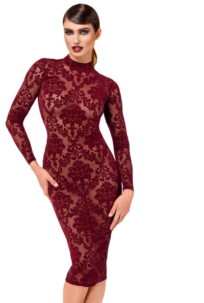 Платье Noir Handmade F384 Kink Royal midi dress S - фото 41
