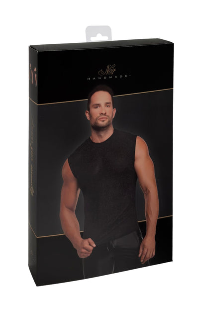 Чоловіча футболка Noir Handmade H083 Onyx skin tank - фото 8