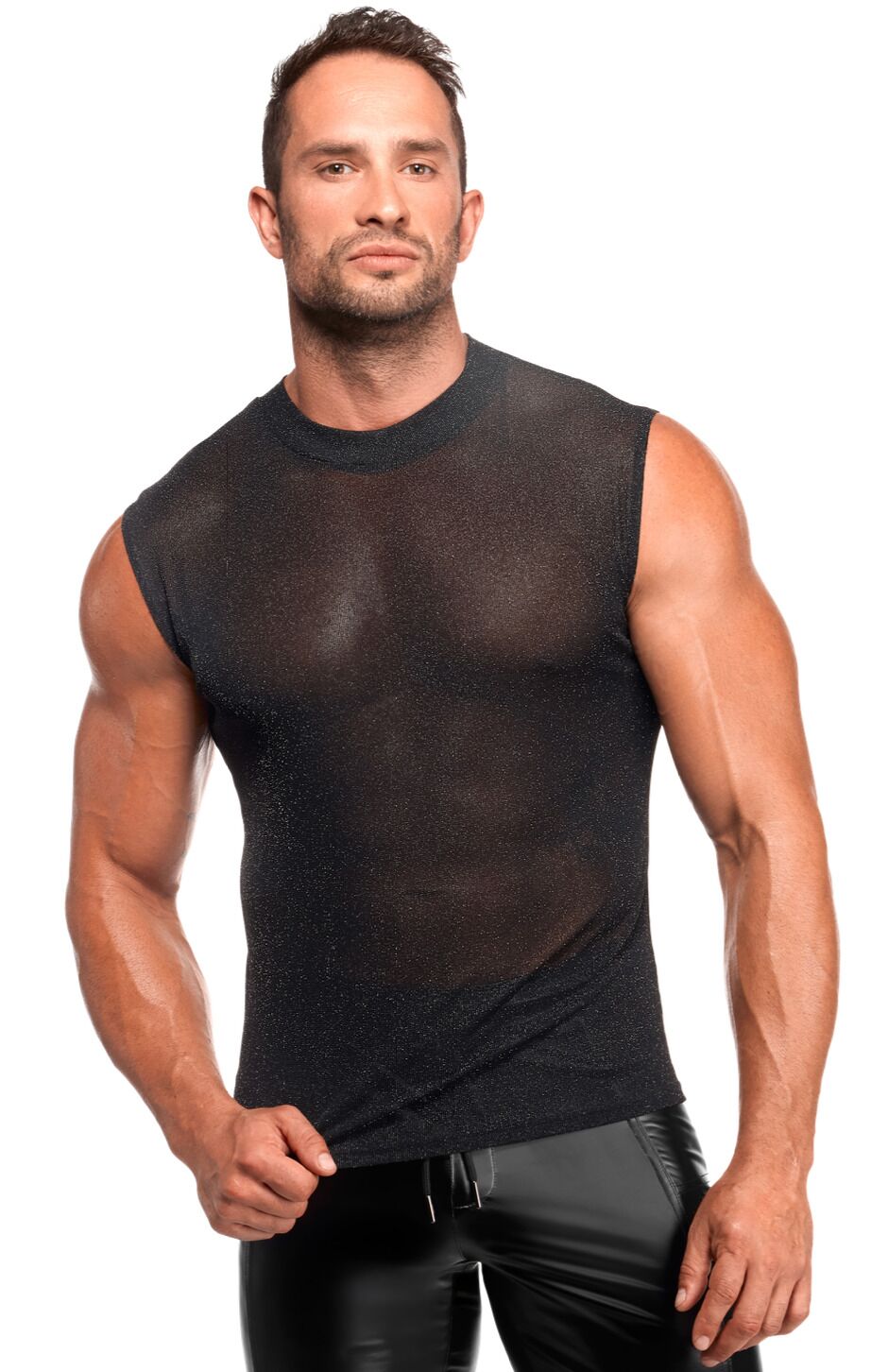 Чоловіча футболка Noir Handmade H083 Onyx skin tank - превʼю 10
