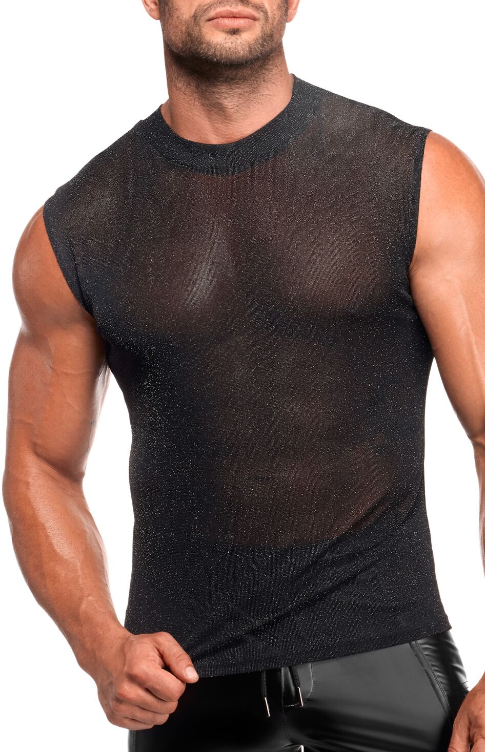 Чоловіча футболка Noir Handmade H083 Onyx skin tank - превʼю 22