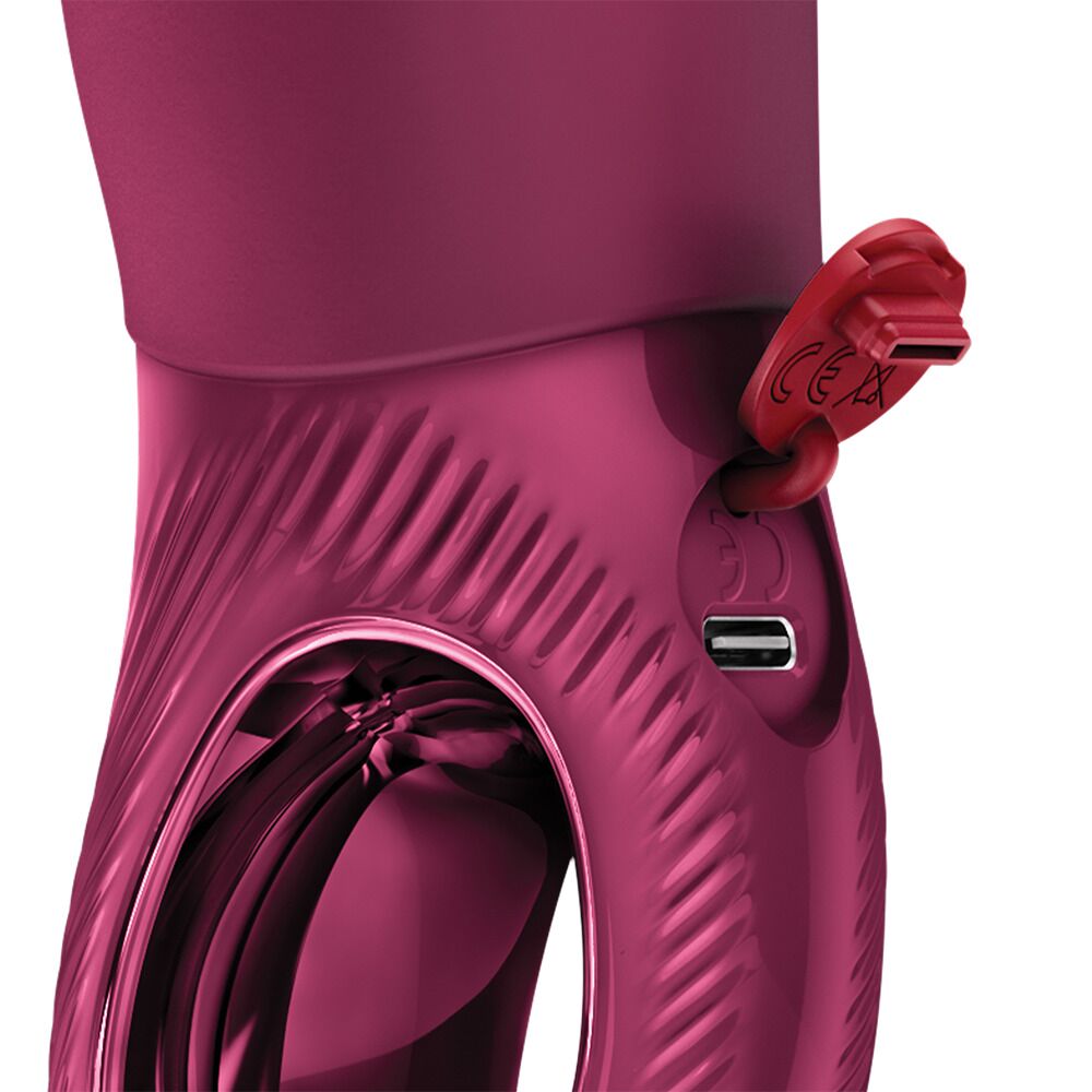 Пульсатор Fun Factory Stronic Deep, Wine Red, 8 режимов работы, перезаряжаемый - превью 7