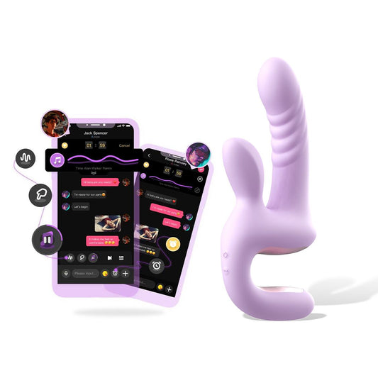 Смарт-пульсатор Magic Motion Magic Duet Purple, 10 режимов пульсаций, 10 режимов вибрации_