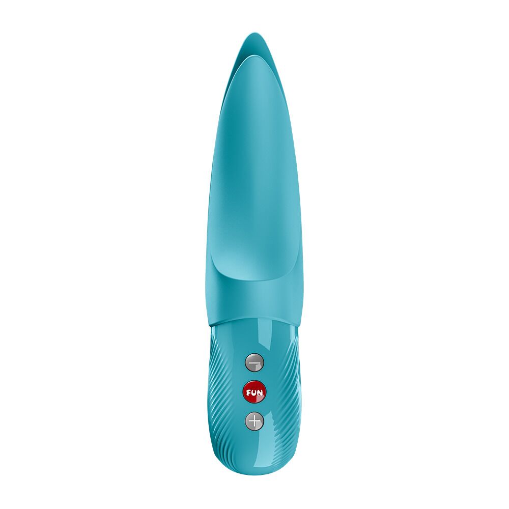 Вибратор для клитора Fun Factory VOLTA Aquamarine, гибкий двойной кончик - превью 4