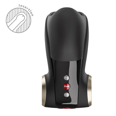 Мастурбатор для головки пениса Fun Factory COBRA LIBRE II Black, 2 мотора, игра без рук - фото 1