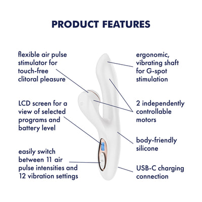Вакуумний вібратор-кролик Satisfyer Pro+ G-Spot Generation 2 - фото 14