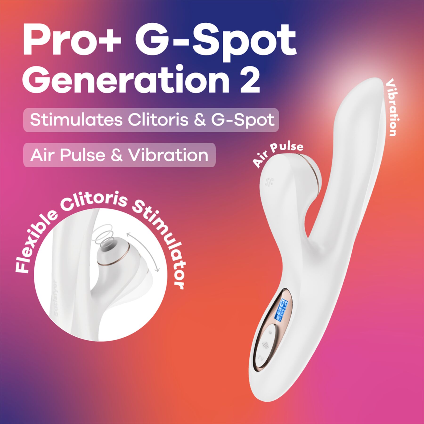 Вакуумний вібратор-кролик Satisfyer Pro+ G-Spot Generation 2 - превʼю 15