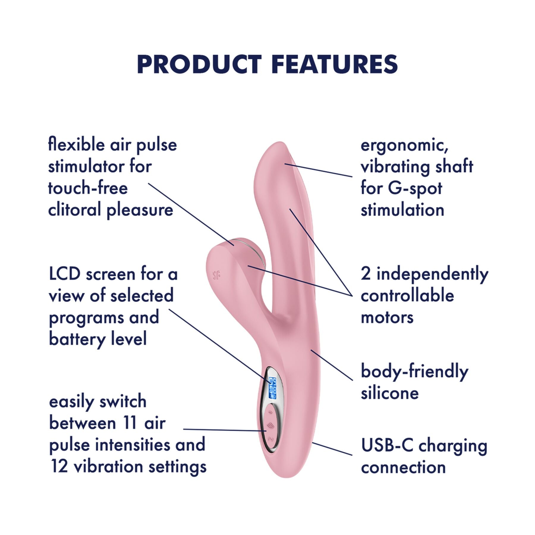 Вакуумний вібратор-кролик Satisfyer Pro+ G-Spot Generation 2 - превʼю 6