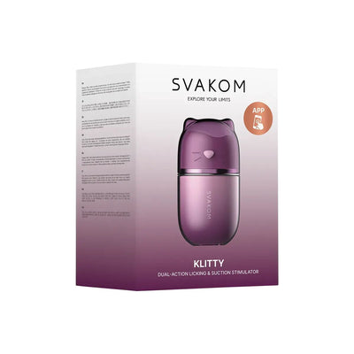 Смарт куни-имитатор Svakom Klitty, лижет, сосет и вибрирует - фото 16