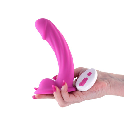 Дилдо с вибрацией NS Novelties Colours - Curve - Vibrating Dildo  - фото 2