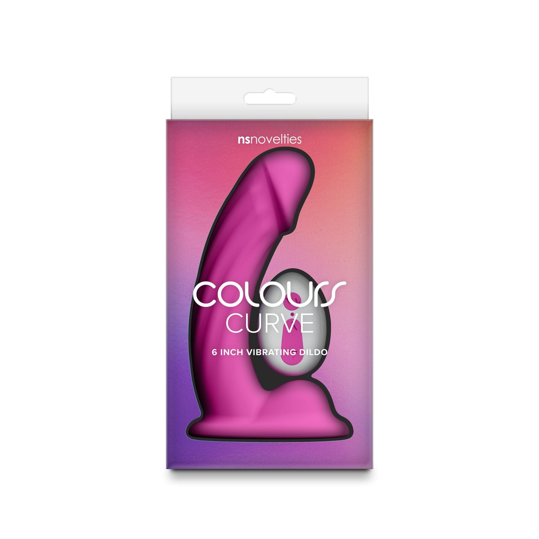 Дилдо с вибрацией NS Novelties Colours - Curve - Vibrating Dildo  - превью 3