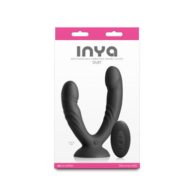 Двойной дилдо с вибрацией NS Novelties INYA - Duet  - фото 3