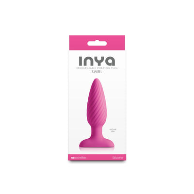Анальная пробка с вибрацией NS Novelties INYA - Swirl - фото 3
