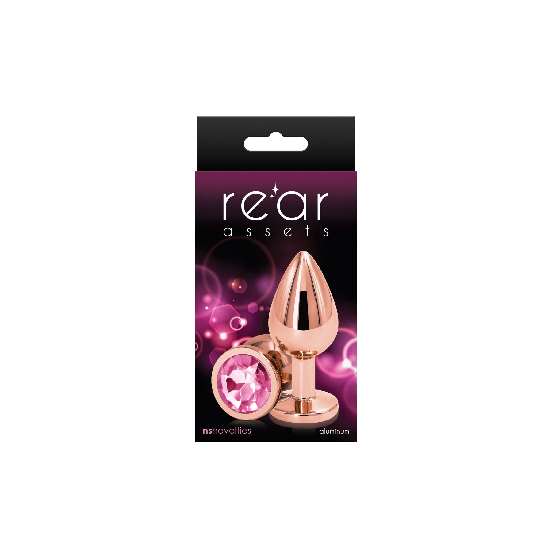 Анальная пробка NS Novelties Rear Assets - Rose Gold - превью 8