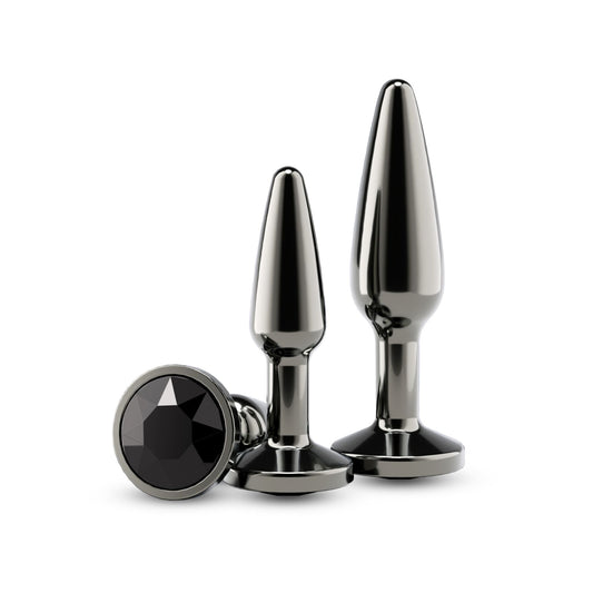 Набор анальных пробок NS Novelties Rear Assets - Tapered Trainer Kit - Gunmetal