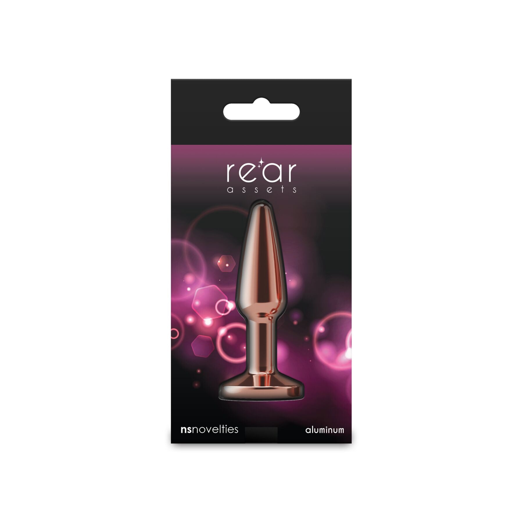 Анальная пробка NS Novelties Rear Assets - Tapered Rose Gold - превью 4