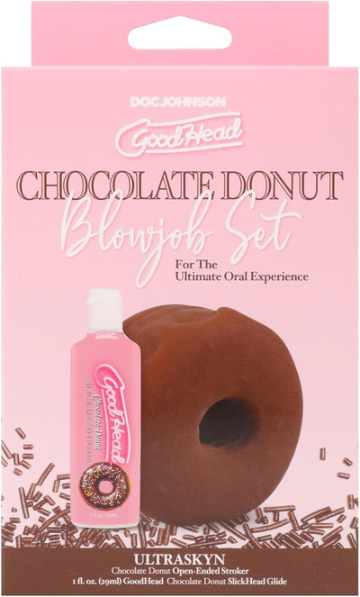 Набор для минета Doc Johnson GoodHead Chocolate Donut Blowjob Set - фото 5