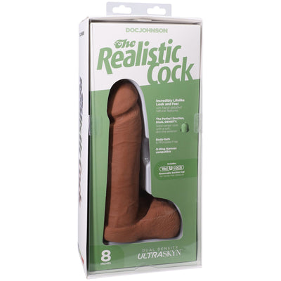 Фаллоимитатор Doc Johnson The Realistic Cock with Balls ULTRASKYN - фото 85