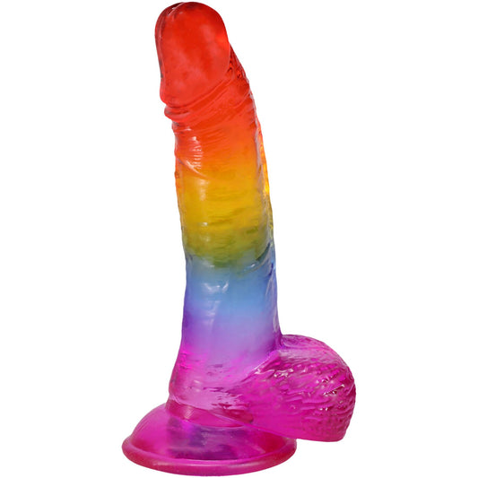 Фалоімітатор Doc Johnson Crystal Jellies - Realistic Cock with Balls_
