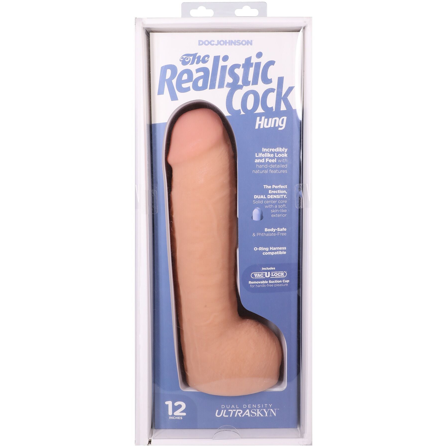 Фаллоимитатор Doc Johnson The Realistic Cock - Hung with Balls ULTRASKYN  - превью 31