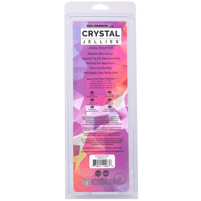 Дилдо Doc Johnson Crystal Jellies - Anal Starter  - фото 3