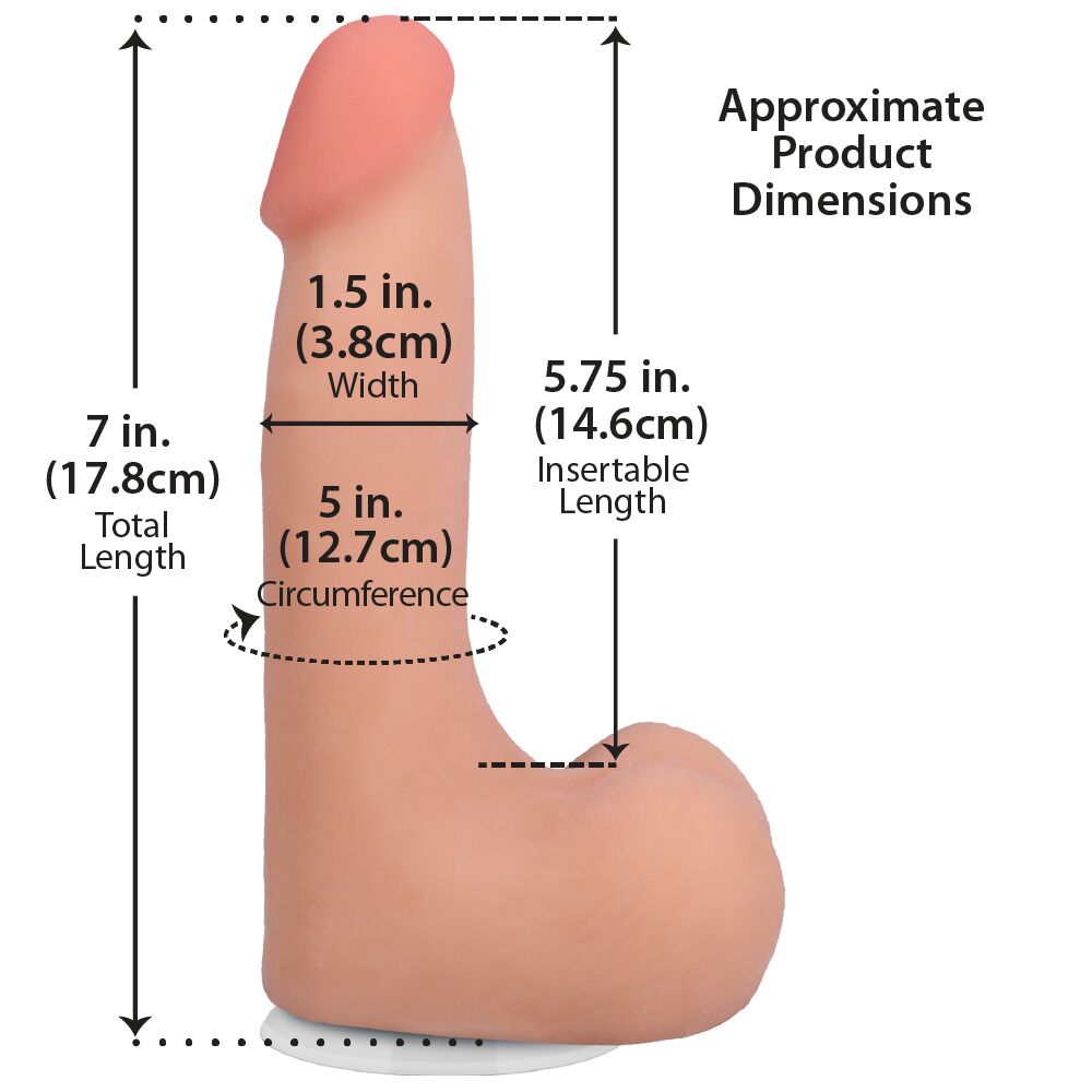Фаллоимитатор Doc Johnson The Realistic Cock with Balls ULTRASKYN - превью 115