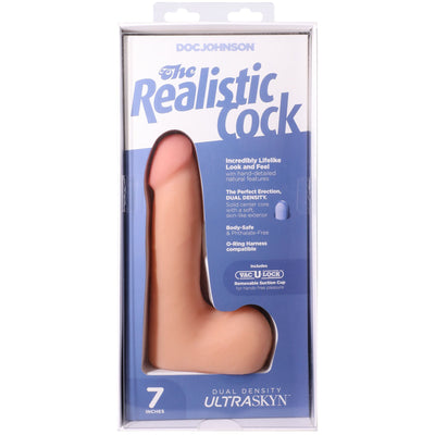 Фаллоимитатор Doc Johnson The Realistic Cock with Balls ULTRASKYN - фото 120